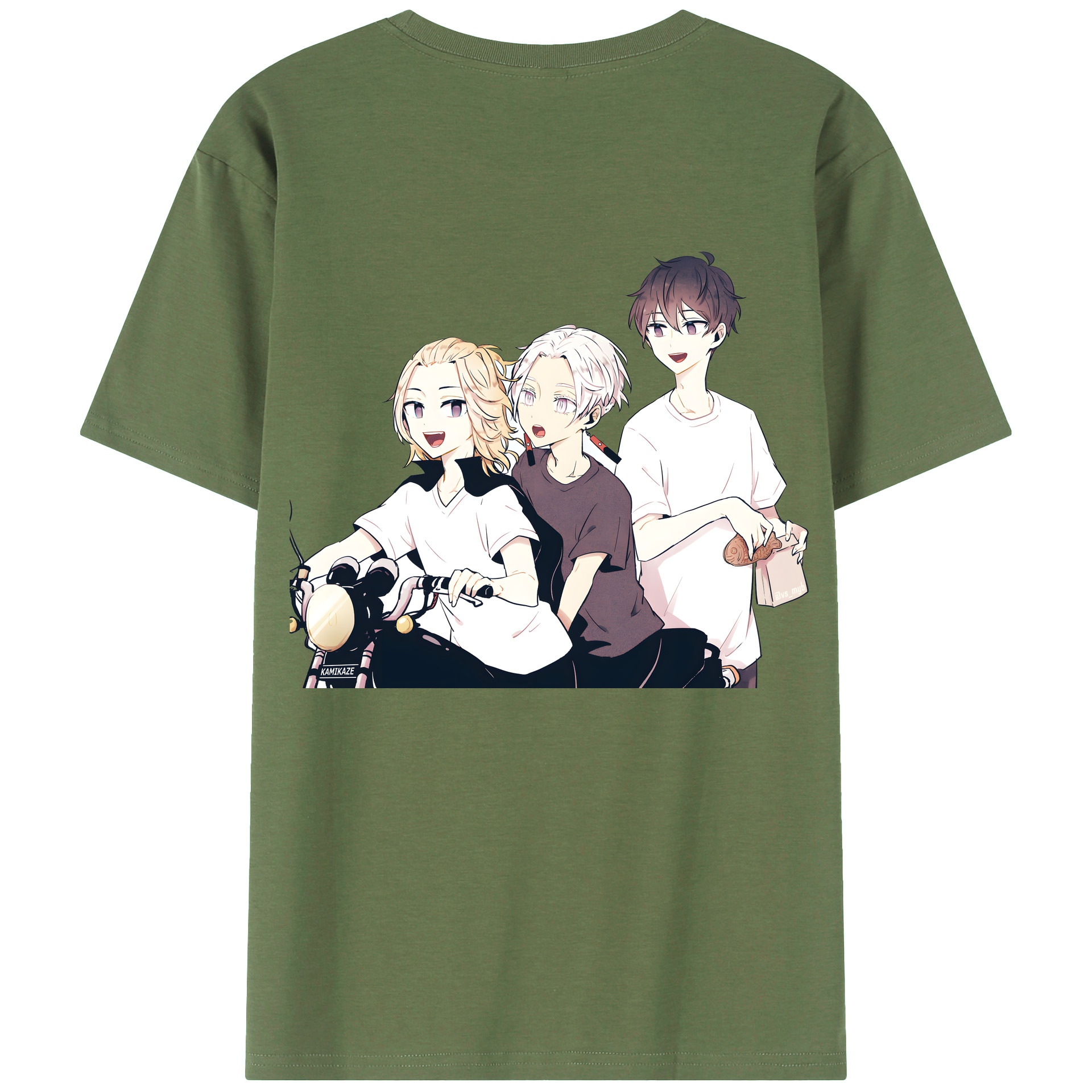 （画像用） 東京リベンジャーズ Tokyo Revengers 綿100％ メンズ半袖Tシャツ（バックプリント） 通気性